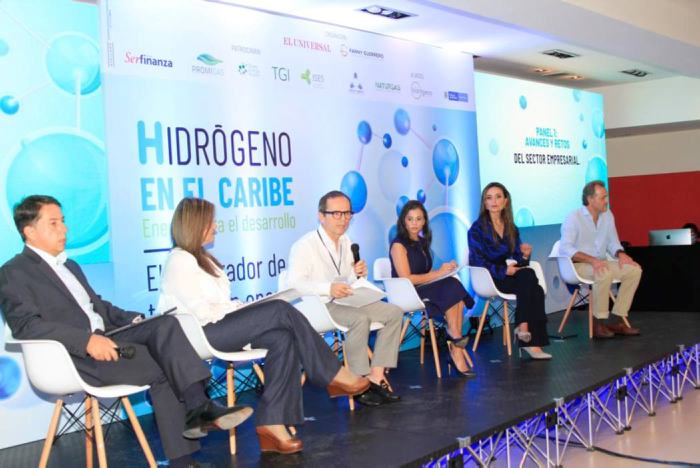 personas invitadas a un panel sobe hidrogeno verde en cartagena